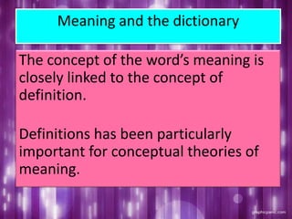 Meaning and Definition PPTX