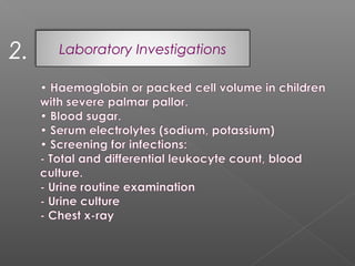 Laboratory Investigations2.
 