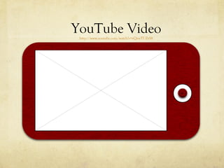 YouTube Videohttp://www.youtube.com/watch?v=vQtveTUZrS8
 