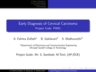 Cervical cancer diagnosis under machine learning | PDF