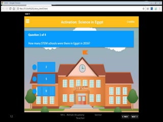 Mrs . Rehab Alsadany Senior
Teacher
12
 