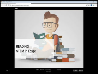 Mrs . Rehab Alsadany Senior
Teacher
18
 