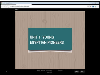 Mrs . Rehab Alsadany Senior
Teacher
9
 