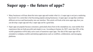 Superapp | PPTX