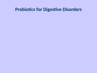The Key Role of Probiotics in Gut Health | PPTX