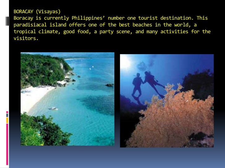 Presentation1 Top Tourist Destination In The Philippines 2 Boracay Visayas Is Curly Philippines Number One Tourist Destination