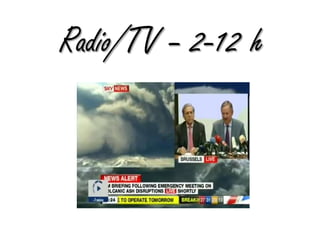 Radio/TV – 2-12 h
 
