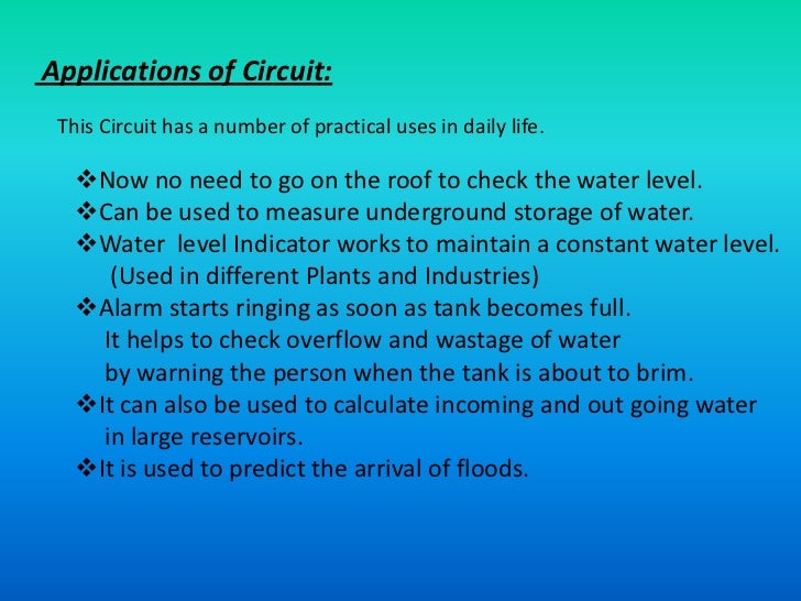 Water Level Indicator and Alarm System