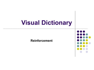 Visual Dictionary Reinforcement 