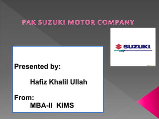 Pak Suzuki Motor Company