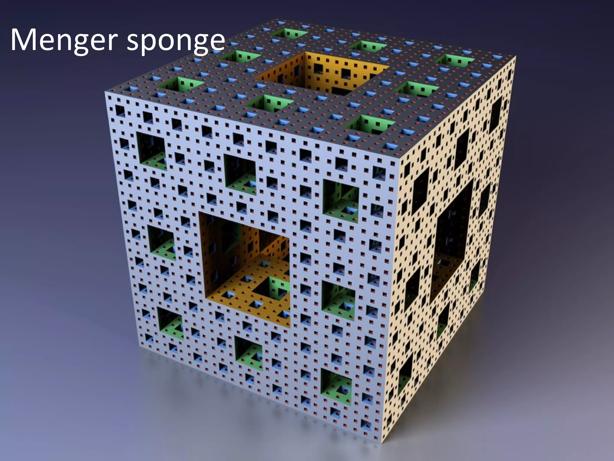 Menger sponge 