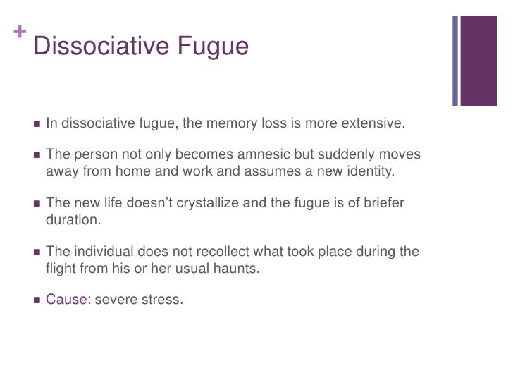 Dissociative Disorders