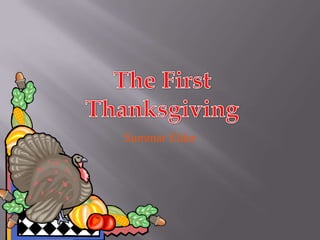 The First Thanksgiving Summar Elder 