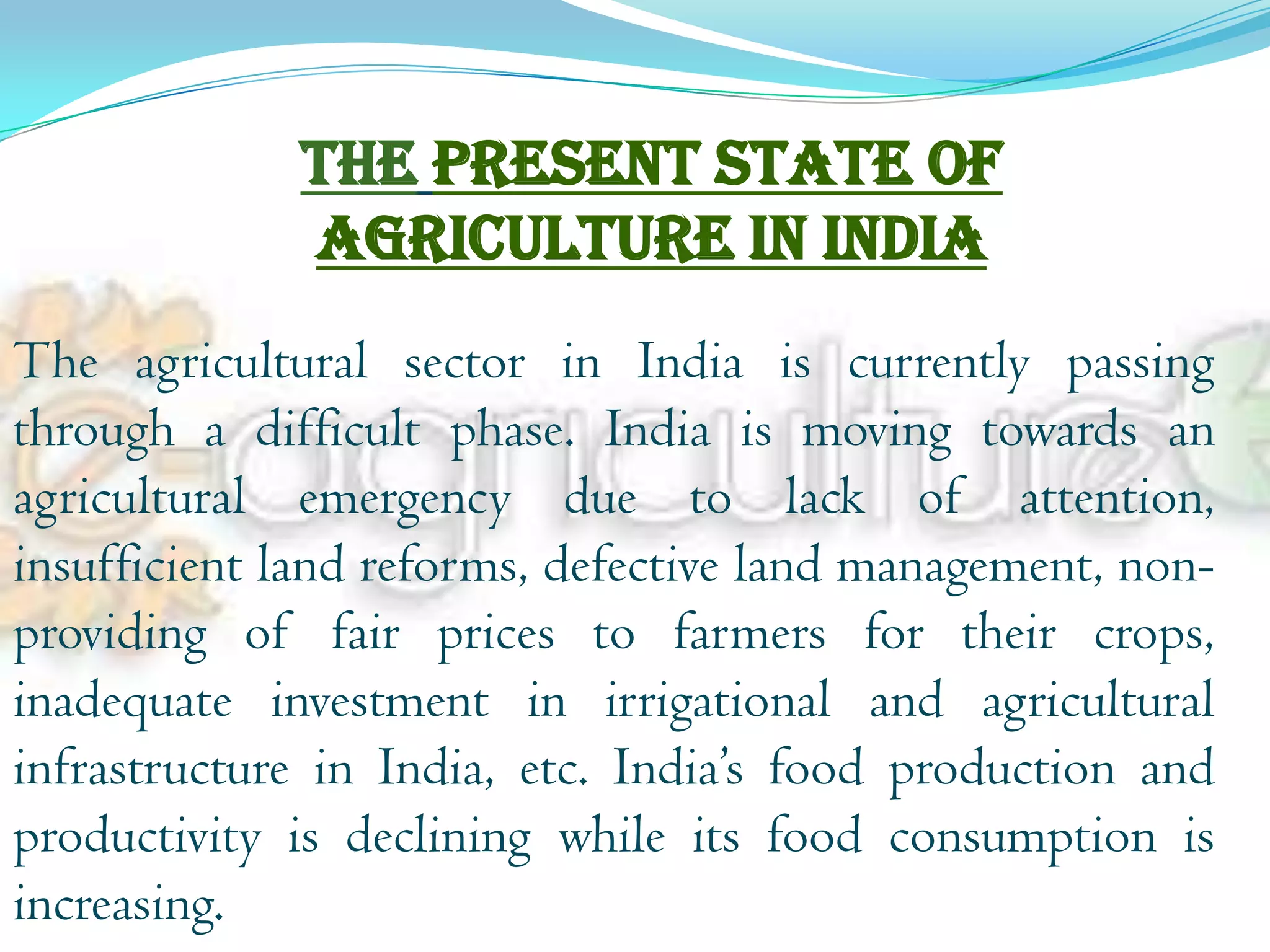  These sectors provide employment to 60% of the country’s total population.