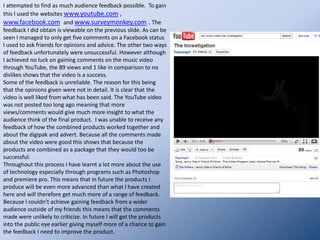  Narrative structure: 