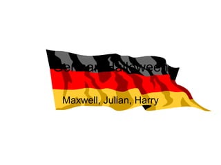 German Halloween Maxwell, Julian, Harry 