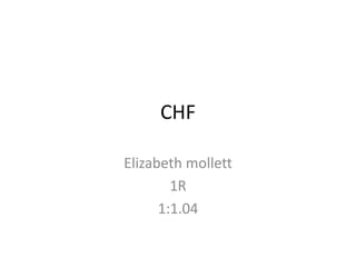 CHF Elizabeth mollett 1R 1:1.04 