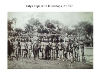 Tatya Tope with His troops in 1857