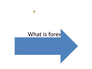 What is forex? 