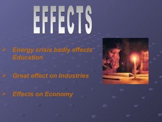 Energy crisis in Pakistan | PPT