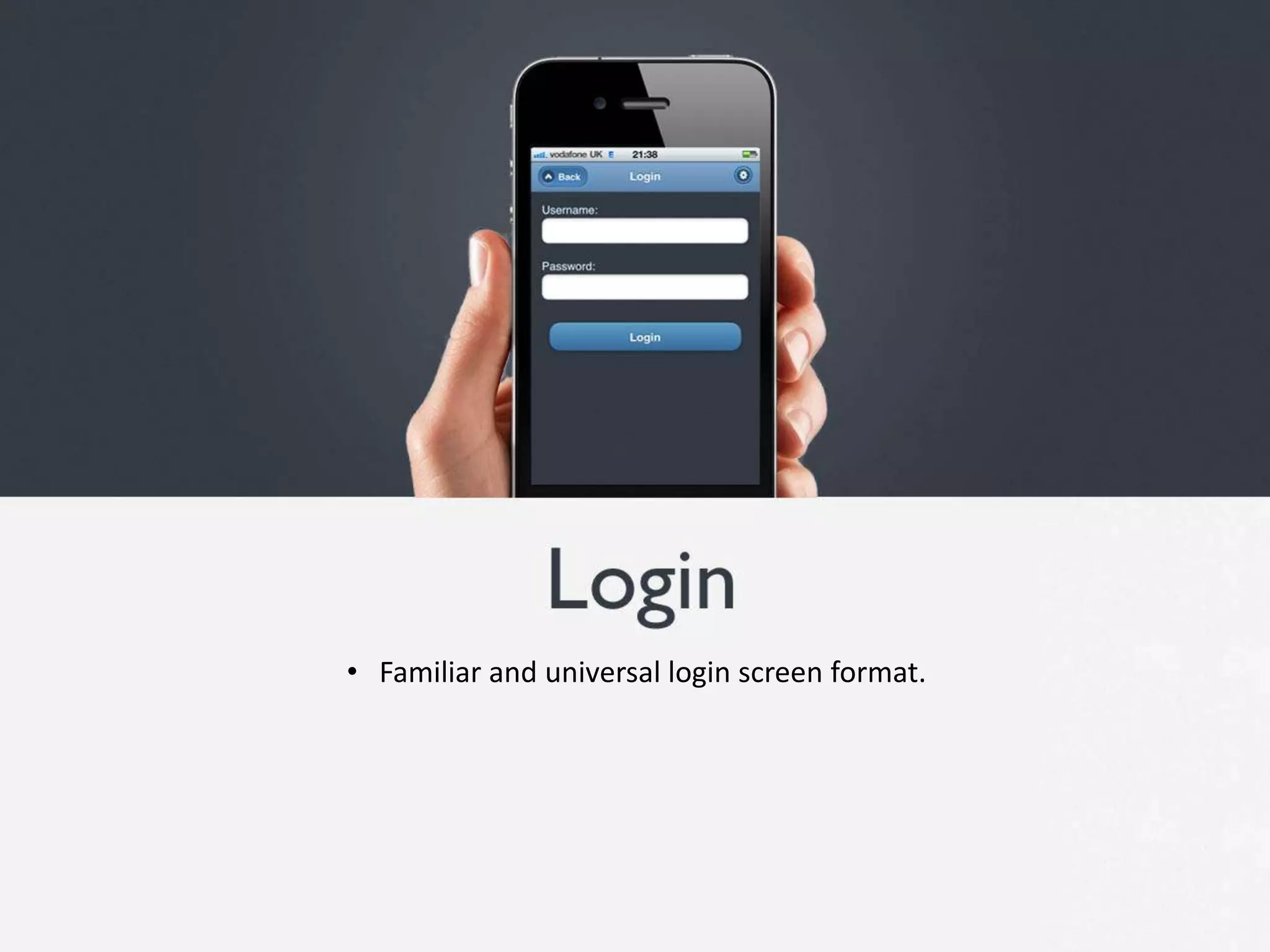    The order of the fields matches the user’s mental model of registering