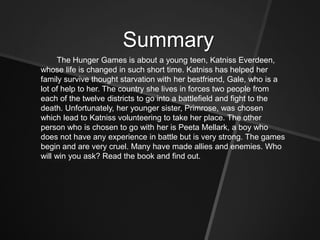 summary for hunger games book