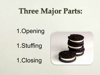 Oreo Speaking Frame Public Speaking: It's Just Oreos | PPTX