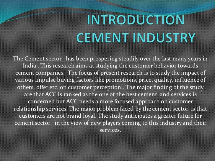 UAE cement focus