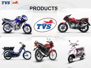 PRODUCTS




   www.tvsmotor.in   12
 