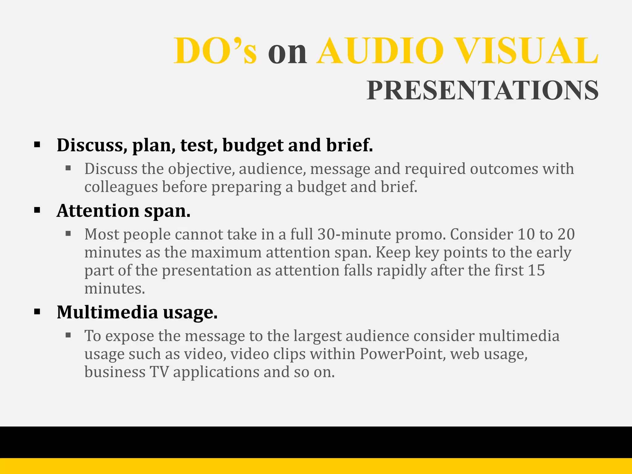 Oral and Audio-Visual Presentation | PPTX