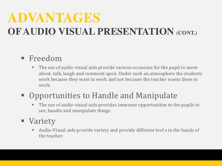 Oral and AudioVisual Presentation