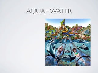 AQUA=WATER
 
