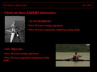 0445508 Rower's Repair Guide | PPT