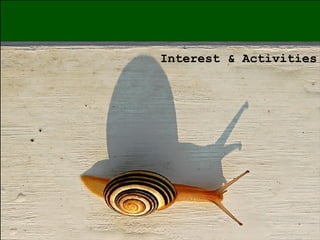 Interest & Activities 
