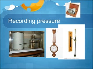 Recording pressure
 