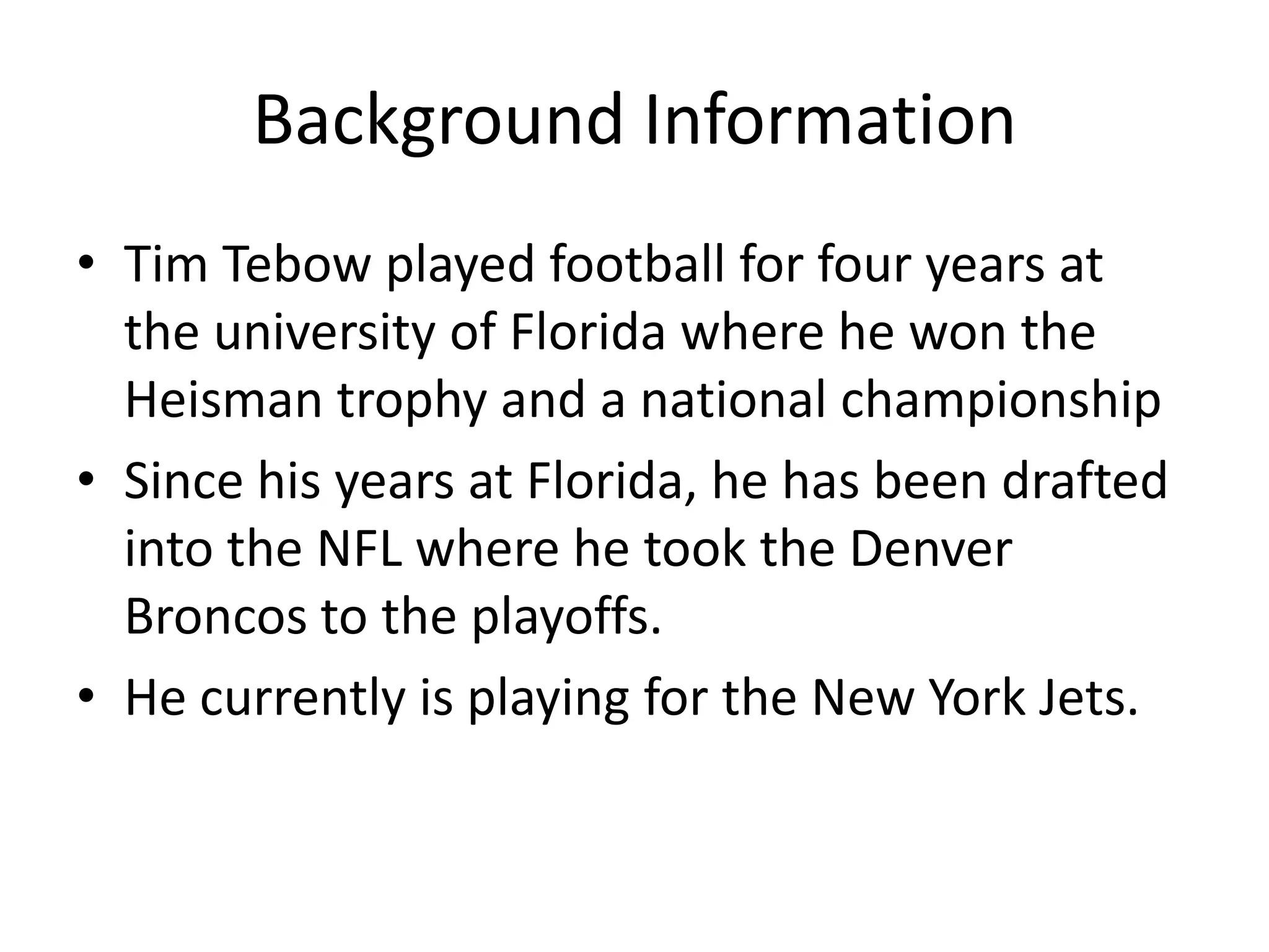 Tim Tebow Foundation | PPT