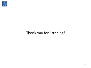 Thank you for listening!
17
 