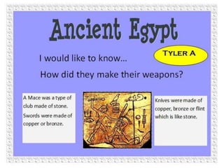 Ancient Egypt Inquiry By Room 14.