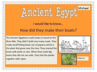 Ancient Egypt Inquiry By Room 14.