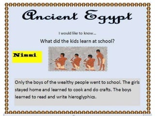 Ancient Egypt Inquiry By Room 14.