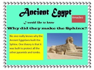 Ancient Egypt Inquiry By Room 14.