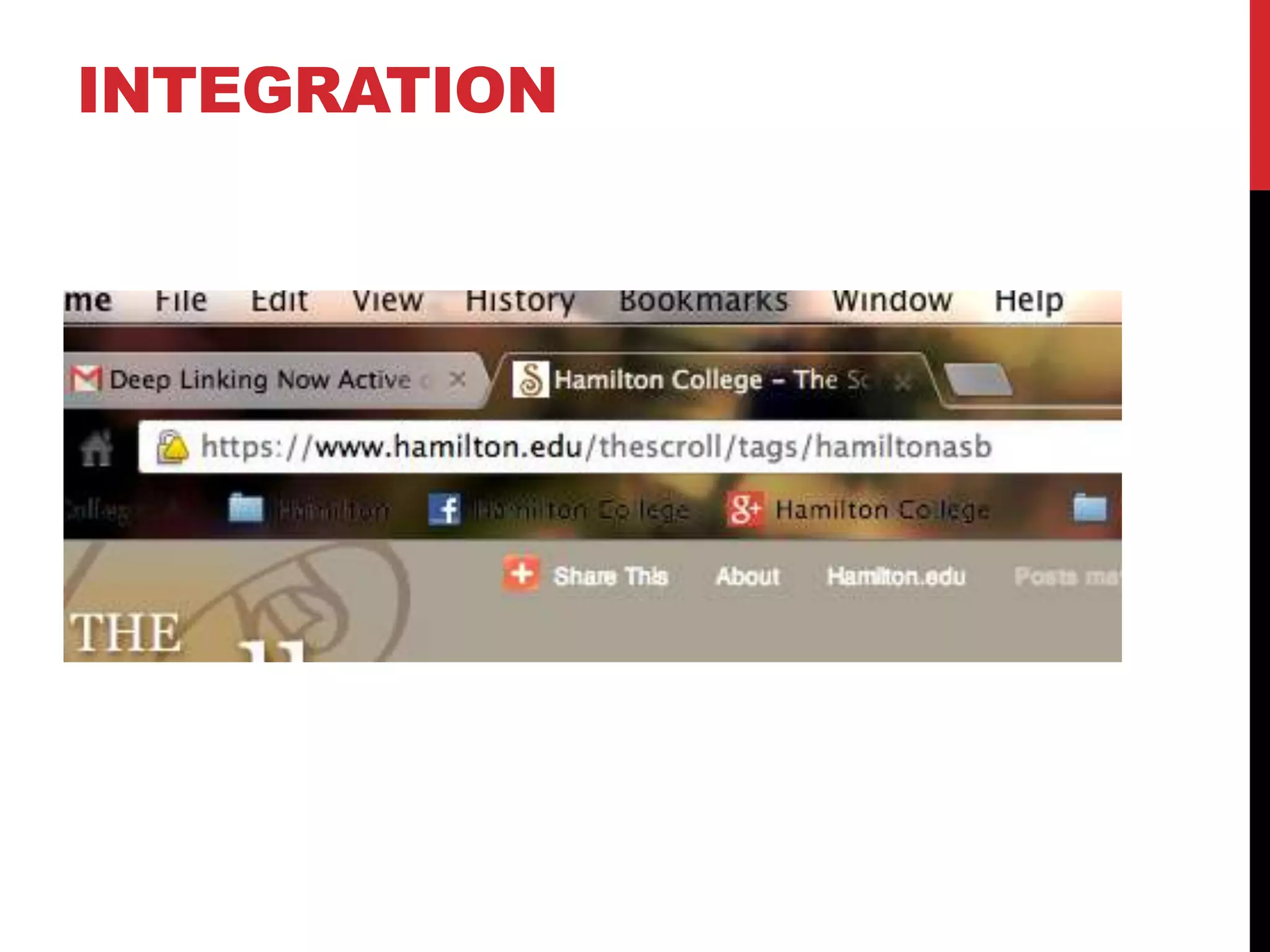 INTEGRATION
 