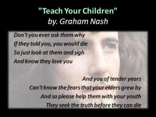 teach our children well