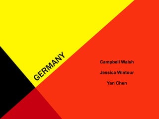 Campbell Walsh
Jessica Wintour
Yan Chen
 