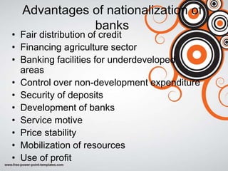 advantages and disadvantages of nationalisation