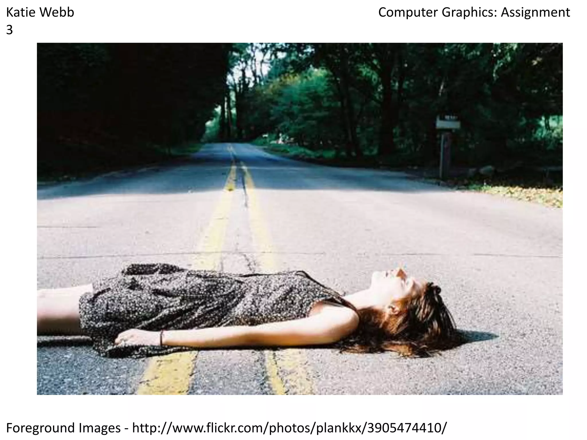 Katie Webb
3

Computer Graphics: Assignment

Foreground Images - http://www.flickr.com/photos/plankkx/3905474410/

 