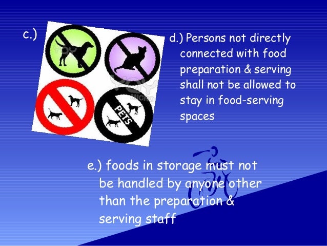 Code Of Sanitation Of The Philippines For Food Service Establishment Code Of Sanitation Of The Philippines For Food Service Establishment