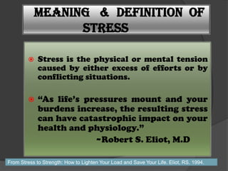 Stress & Burnout in Industry | PPTX
