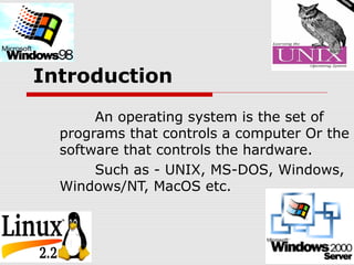 Operating System Presentation | PPT