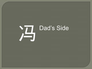 冯

Dad’s Side

 